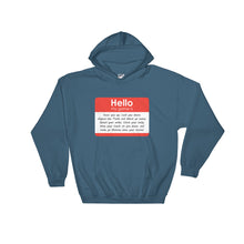 Load image into Gallery viewer, LlaBaLl Brand "Hello My Game Is" Hooded Sweatshirt
