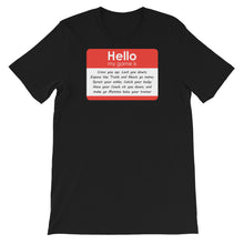 Load image into Gallery viewer, BvsE "Hello" Short-Sleeve Unisex T-Shirt