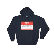 Load image into Gallery viewer, LlaBaLl Brand "Hello My Game Is" Hooded Sweatshirt