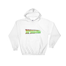 Load image into Gallery viewer, "B vs. E" Branded "Back to the Future" Edition Hoodie