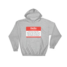 Load image into Gallery viewer, LlaBaLl Brand "Hello My Game Is" Hooded Sweatshirt