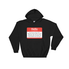 Load image into Gallery viewer, LlaBaLl Brand "Hello My Game Is" Hooded Sweatshirt