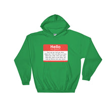 Load image into Gallery viewer, LlaBaLl Brand "Hello My Game Is" Hooded Sweatshirt