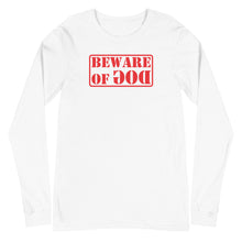 Load image into Gallery viewer, "Beware of God" Unisex Long Sleeve Tee