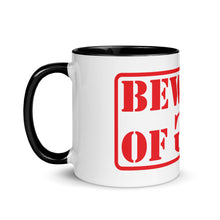 Load image into Gallery viewer, "Beware of God" Mug with Color Inside