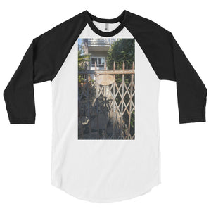 "Beware of GOD" Branded 3/4 sleeve raglan shirt