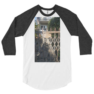 "Beware of GOD" Branded 3/4 sleeve raglan shirt