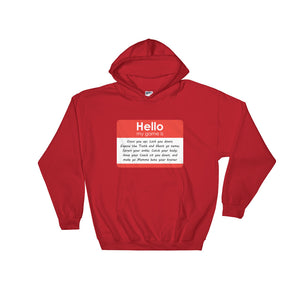 LlaBaLl Brand "Hello My Game Is" Hooded Sweatshirt